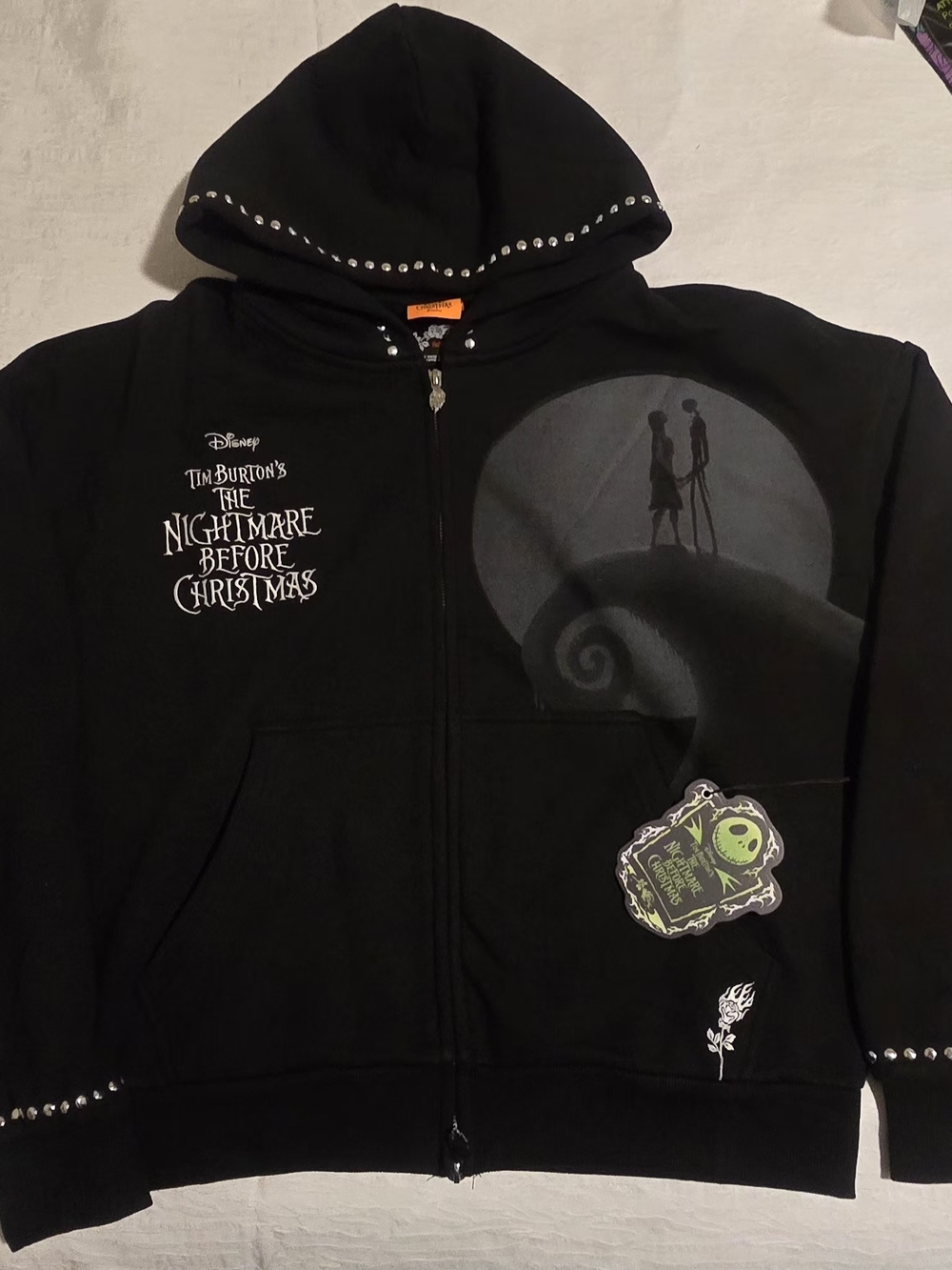 Civilregime Disney The Nightmare Before Christmas Black Hoodie